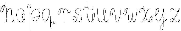 Flourish Light otf (300) Font LOWERCASE