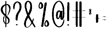 Flourish Regular otf (400) Font OTHER CHARS