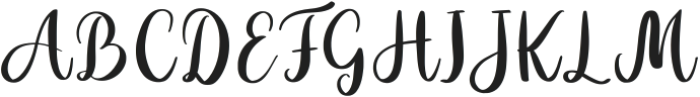 Flourish Regular ttf (400) Font UPPERCASE