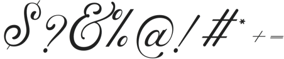 Flourishing-Regular otf (400) Font OTHER CHARS