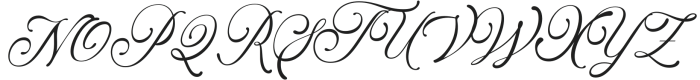 Flourishing-Regular otf (400) Font UPPERCASE