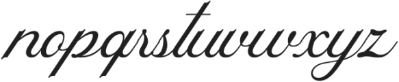 Flourishing-Regular otf (400) Font LOWERCASE