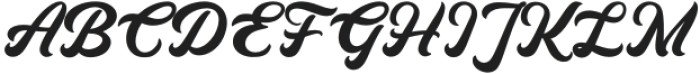 Flourivox Bold otf (700) Font UPPERCASE