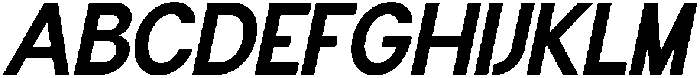 Flova Black Italic otf (900) Font UPPERCASE