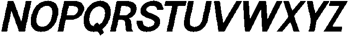Flova Black Italic otf (900) Font UPPERCASE