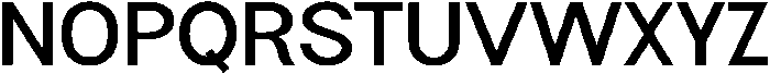 Flova Bold Expanded otf (700) Font UPPERCASE