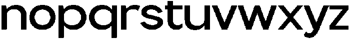 Flova Bold Expanded otf (700) Font LOWERCASE