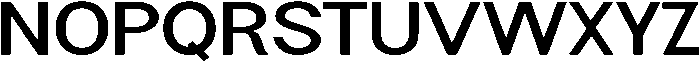 Flova Bold Extended otf (700) Font UPPERCASE
