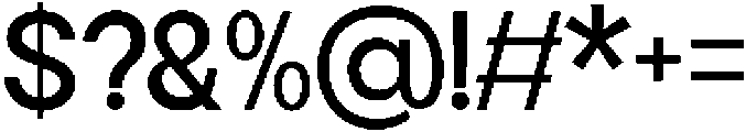 Flova-Bold otf (700) Font OTHER CHARS