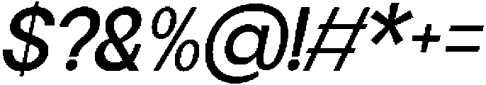 Flova-BoldItalic otf (700) Font OTHER CHARS