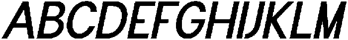Flova-BoldItalic otf (700) Font UPPERCASE