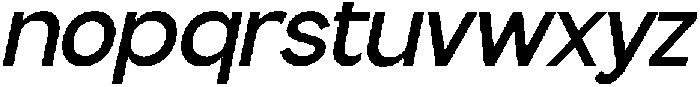 Flova-BoldItalic otf (700) Font LOWERCASE