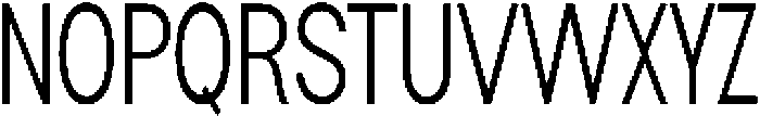 Flova Compressed otf (400) Font UPPERCASE