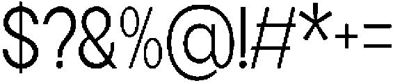 Flova Condensed otf (400) Font OTHER CHARS