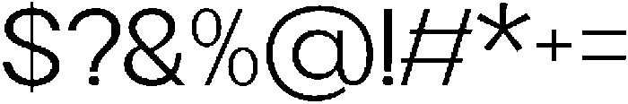 Flova Expanded otf (400) Font OTHER CHARS