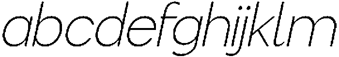 Flova Extra Light Italic otf (200) FONT