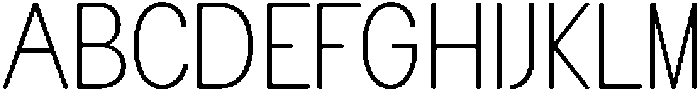 Flova Extra Light otf (200) Font UPPERCASE