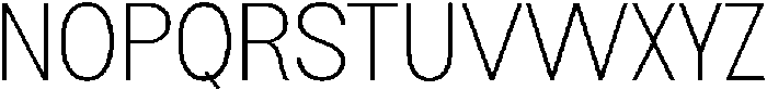 Flova Extra Light otf (200) Font UPPERCASE