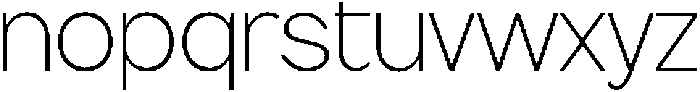 Flova Extra Light otf (200) Font LOWERCASE