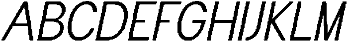 Flova-Italic otf (400) Font UPPERCASE