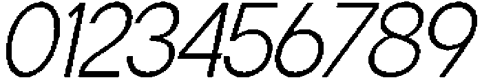Flova Light Italic otf (300) Font OTHER CHARS
