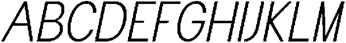 Flova Light Italic otf (300) Font UPPERCASE
