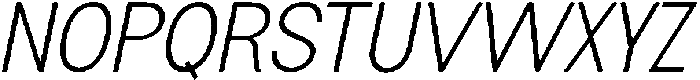 Flova Light Italic otf (300) Font UPPERCASE