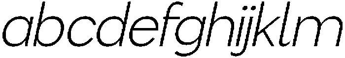 Flova Light Italic otf (300) FONT
