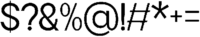 Flova Medium otf (500) Font OTHER CHARS
