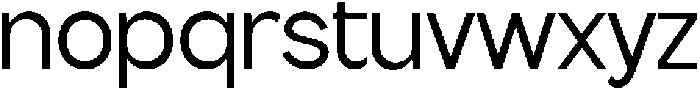 Flova Medium otf (500) Font LOWERCASE