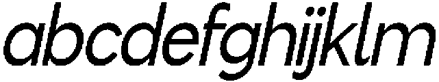 Flova Semi Bold Condensed Italic otf (600) FONT
