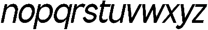 Flova Semi Bold Condensed Italic otf (600) Font LOWERCASE