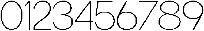 Flova Thin Expanded otf (100) Font OTHER CHARS