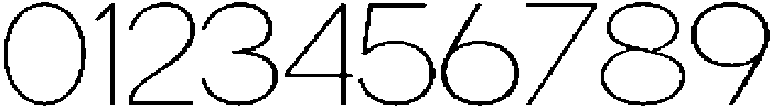 Flova Thin Extended otf (100) Font OTHER CHARS