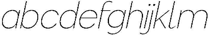 Flova Thin Italic otf (100) FONT