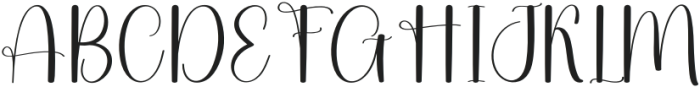 Flower Aromatic Regular otf (400) Font UPPERCASE