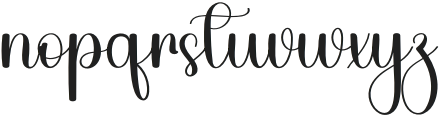 Flower Aromatic Regular otf (400) Font LOWERCASE