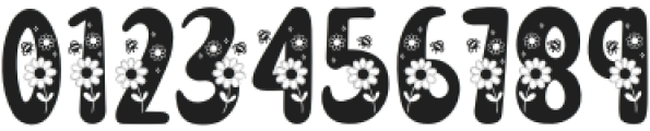 Flower Bees Regular otf (400) Font OTHER CHARS