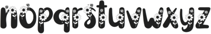 Flower Bees Regular otf (400) Font LOWERCASE