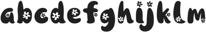 Flower Bloom Regular otf (400) Font LOWERCASE