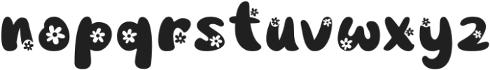 Flower Bloom Regular otf (400) Font LOWERCASE