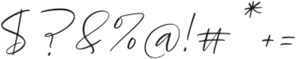 Flower Blossom Italic otf (400) Font OTHER CHARS