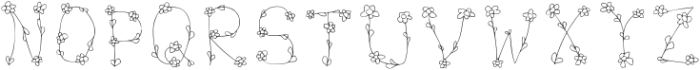 Flower Display Exthin Regular otf (100) Font UPPERCASE