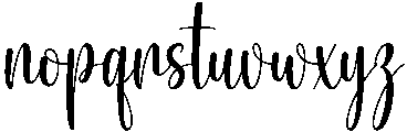 Flower Market Regular otf (400) Font LOWERCASE