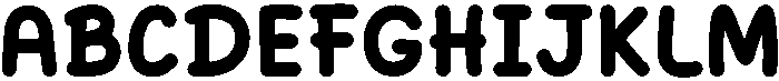 Flower Regular otf (400) Font UPPERCASE