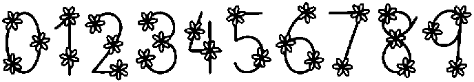 Flower Regular otf (400) Font OTHER CHARS