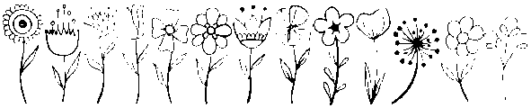 Flower Regular otf (400) Font UPPERCASE