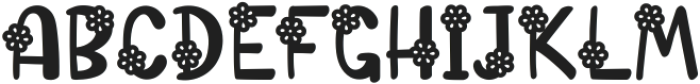 Flower Sunshine Regular ttf (400) Font UPPERCASE