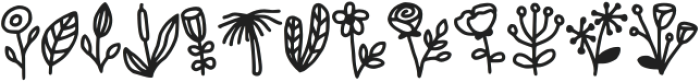 Flower otf (400) Font LOWERCASE