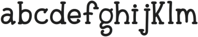 FlowerGarden Regular otf (400) Font LOWERCASE